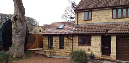 RJ Gore and Son Builders in Bath, Property Extension